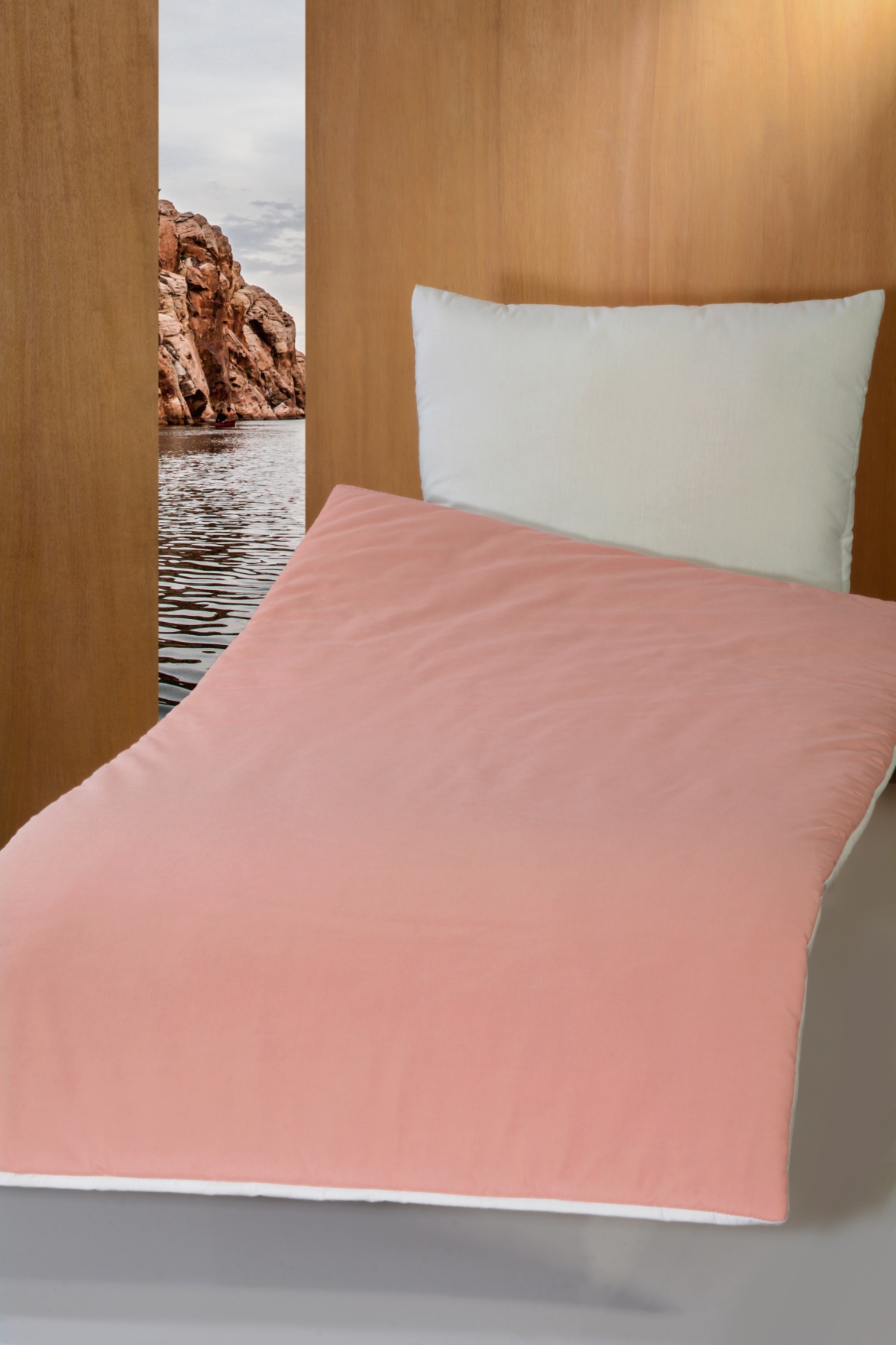 Deckengarnitur 0112 tv Janus II elfenbein/lachs