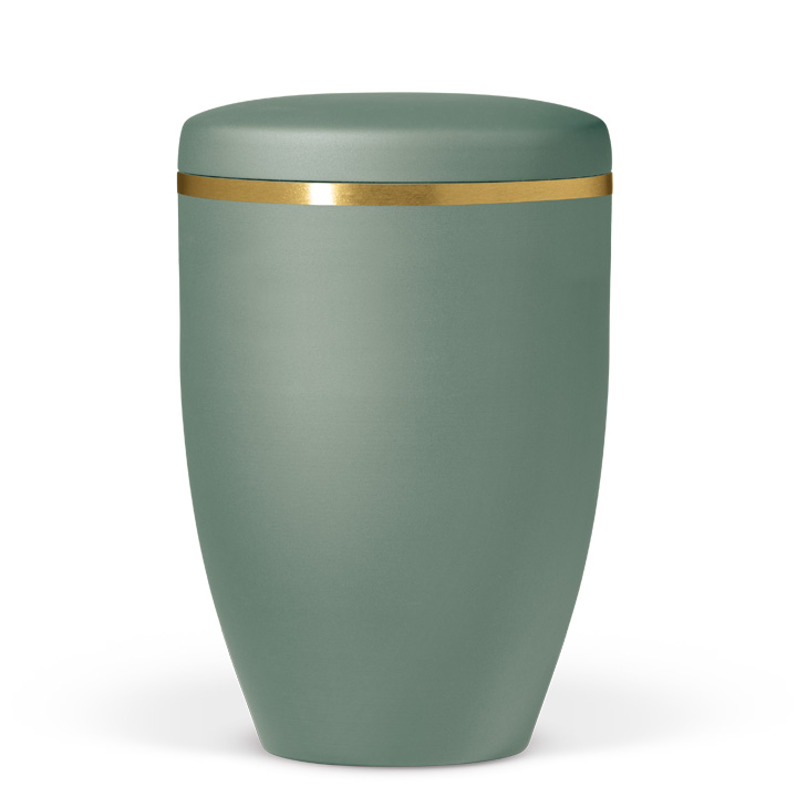 Urne 27751 olivgrün, Goldband