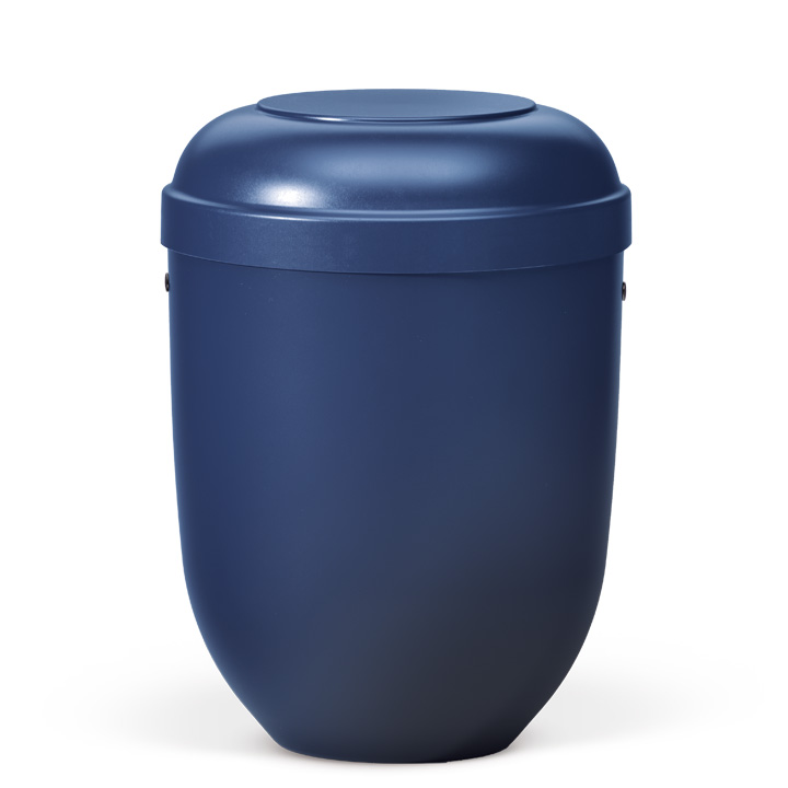 Urne 21820, Naturstoff, nachtblau